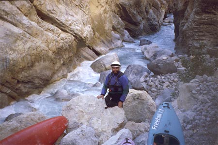 Kayaking the Langu Khola in Nepal