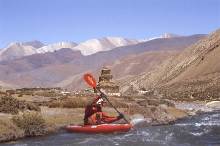 Kayaking the Langu Khola in Nepal