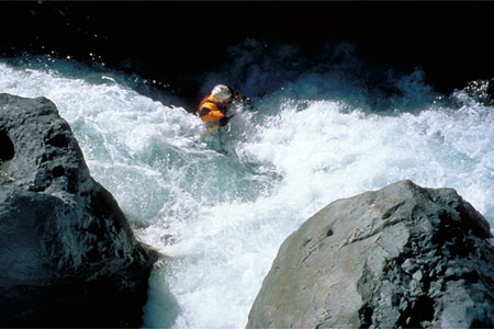 Kayaking the Langu Khola in Nepal