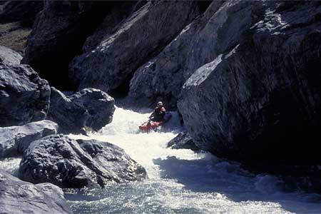 Kayaking the Langu Khola in Nepal