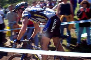 Cadel Evans (AUS-Volvo/Cannondale) had a flat but managed to come back to sixth.
