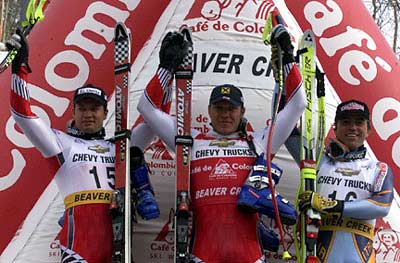 Mens DH Podium