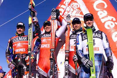 Men's GS Podium