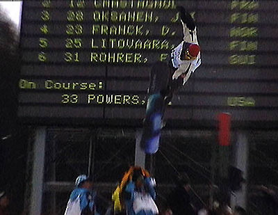 Ross Powers, taking the Bronze home to America